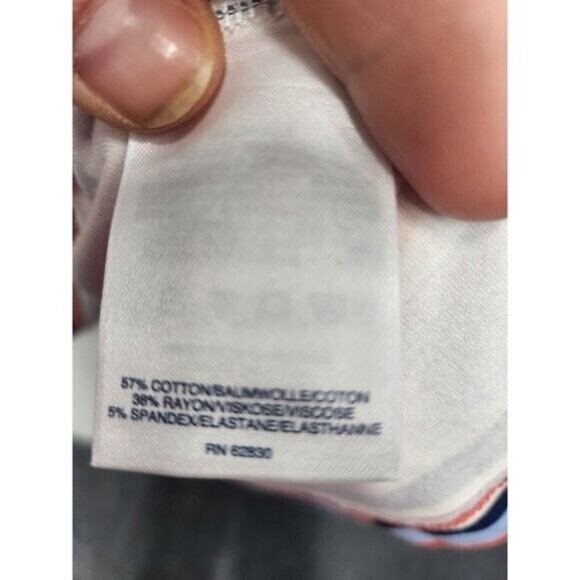 Lands End womens Sleeveless A-Line Dress Small Purple White Striped Casual - Picture 4 of 7